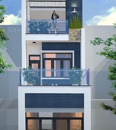 Một số mẫu nhà phố mặt tiền 5m đẹp