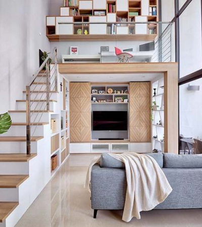 chiếu nghỉ và chiếu tới trong cầu thang